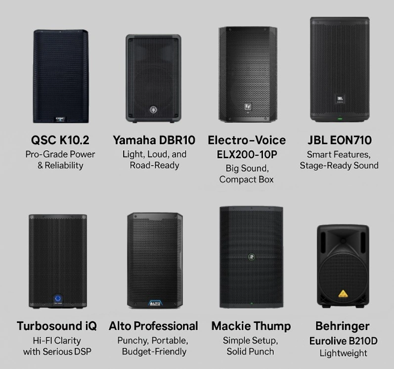 Best 8 10 Inch PA Speakers